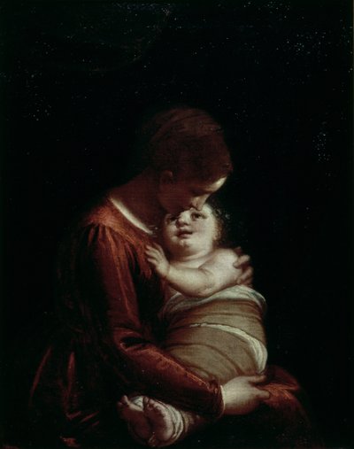 Madonna and Child by Luca Cambiaso